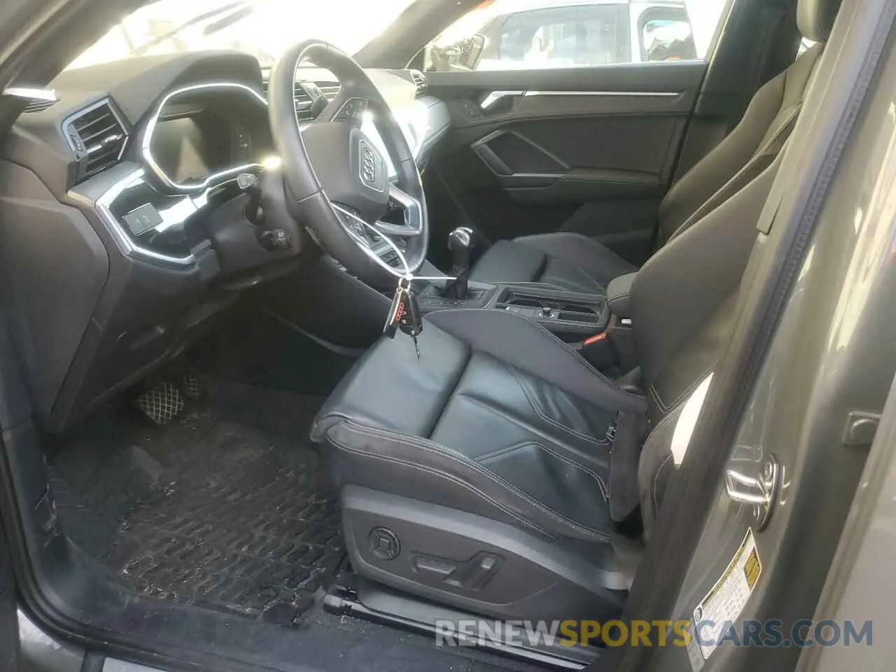 7 fotografías del automóvil dañado WA1EECF37M1152426 AUDI Q3 2021