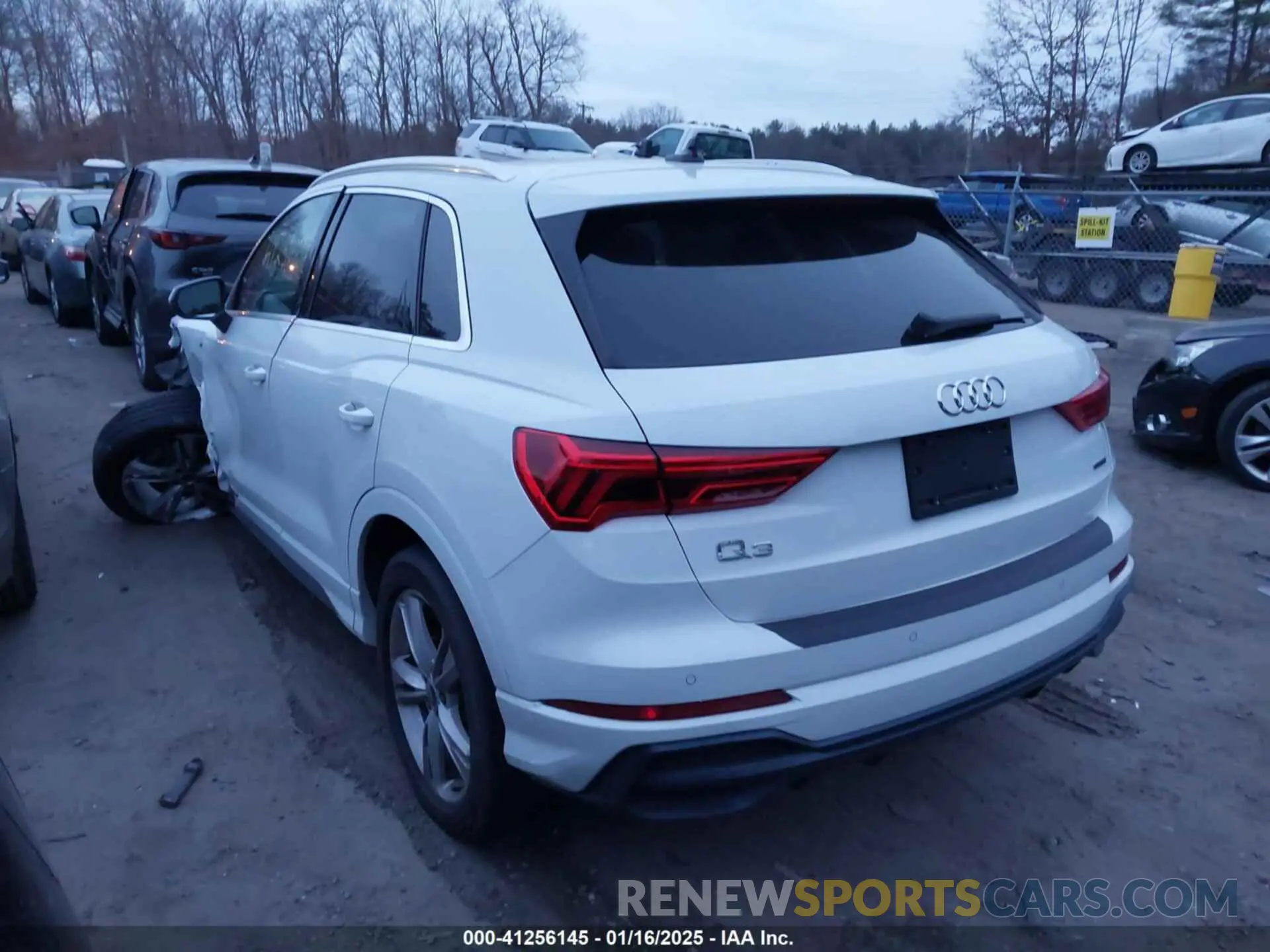 3 fotografías del automóvil dañado WA1EECF38M1016578 AUDI Q3 2021