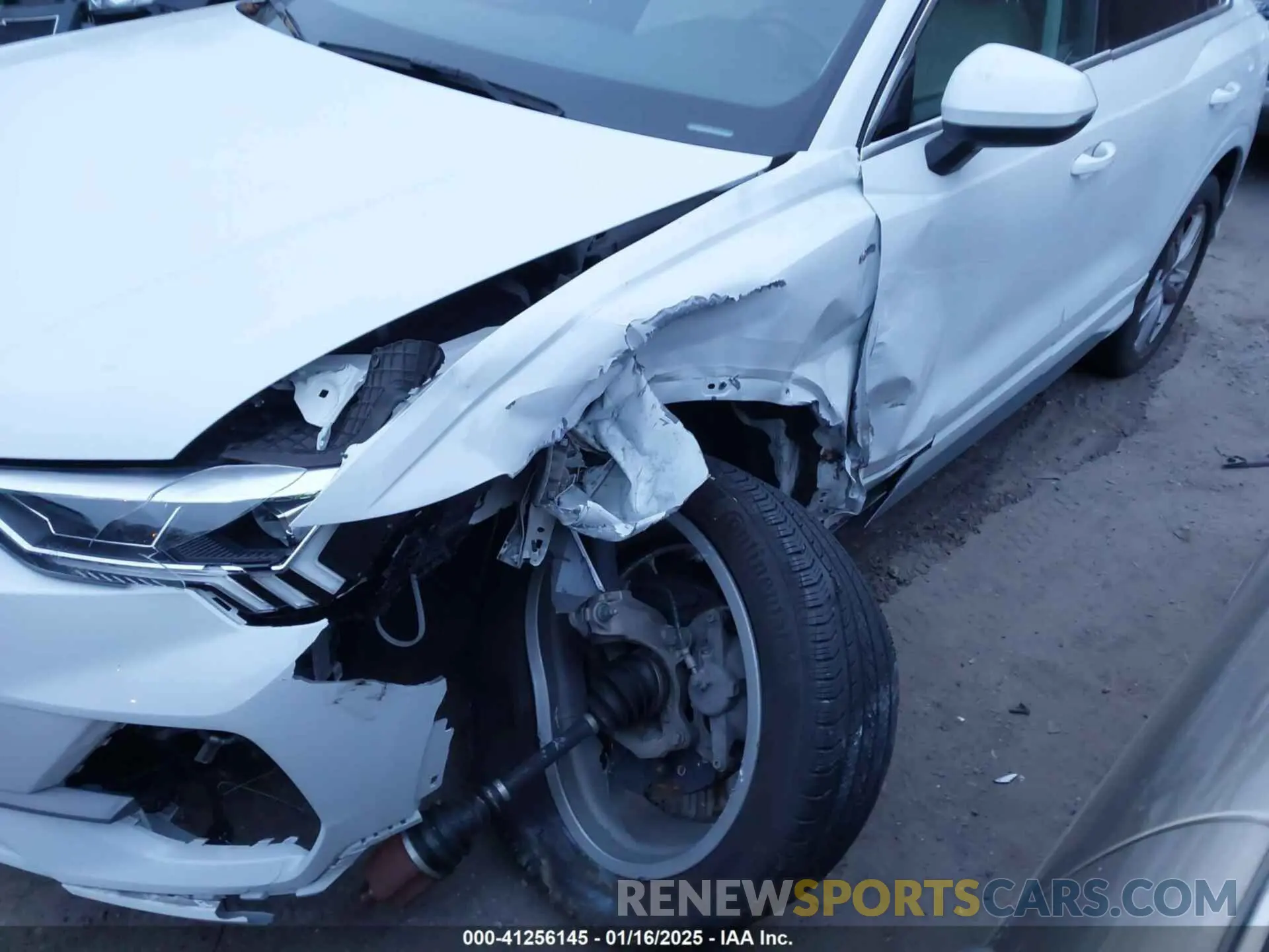 6 fotografías del automóvil dañado WA1EECF38M1016578 AUDI Q3 2021