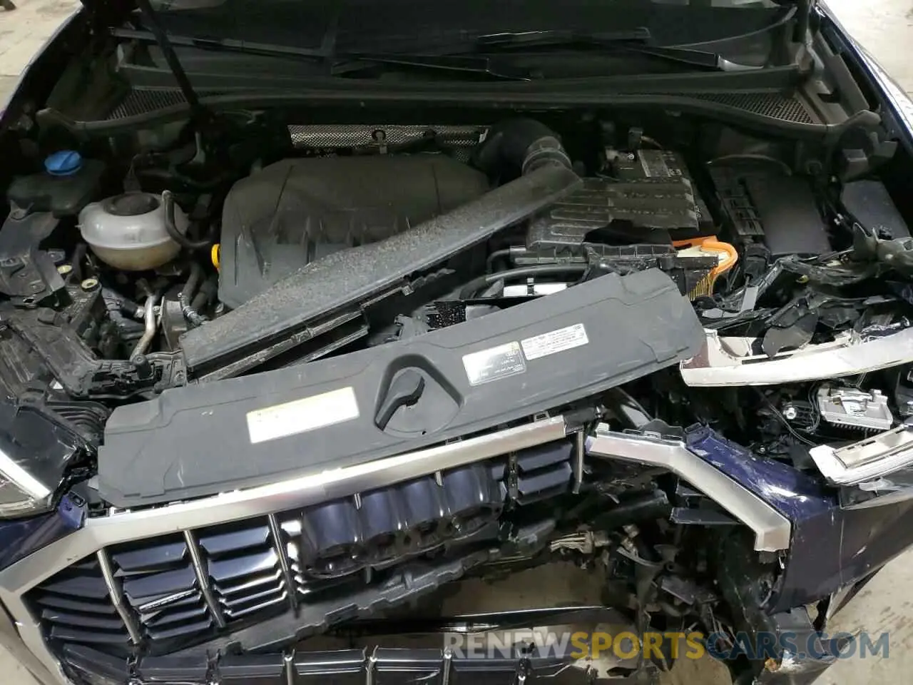 12 fotografías del automóvil dañado WA1EECF38M1026642 AUDI Q3 2021