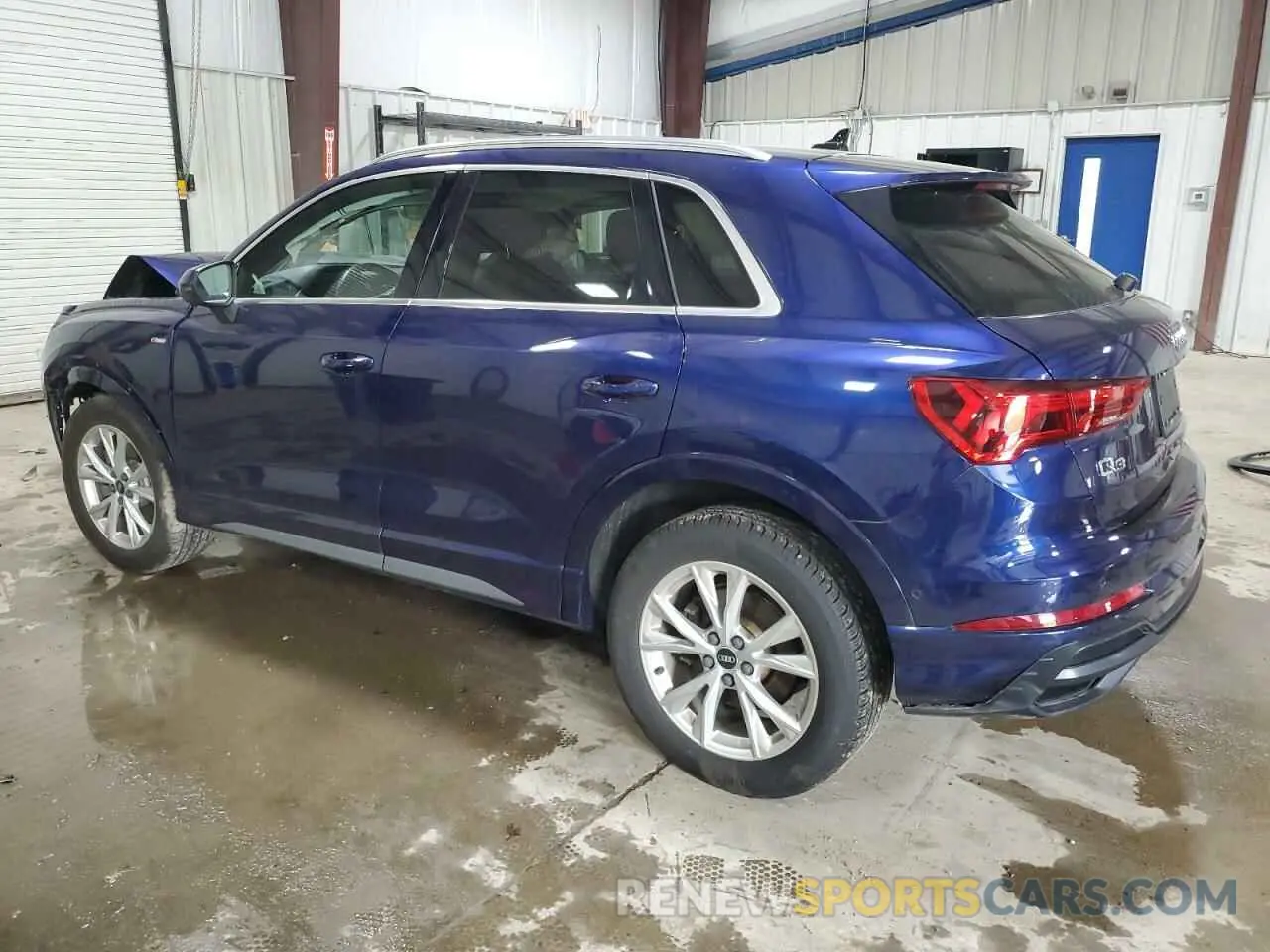 2 fotografías del automóvil dañado WA1EECF38M1026642 AUDI Q3 2021