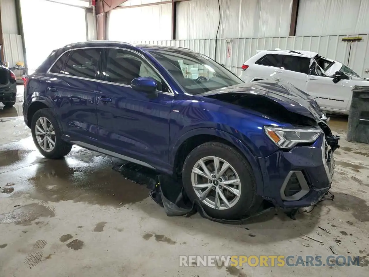 4 fotografías del automóvil dañado WA1EECF38M1026642 AUDI Q3 2021