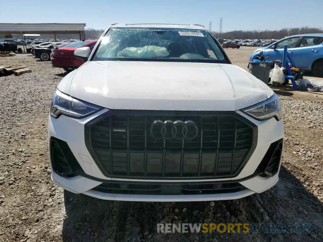 5 fotografías del automóvil dañado WA1EECF38M1041061 AUDI Q3 2021