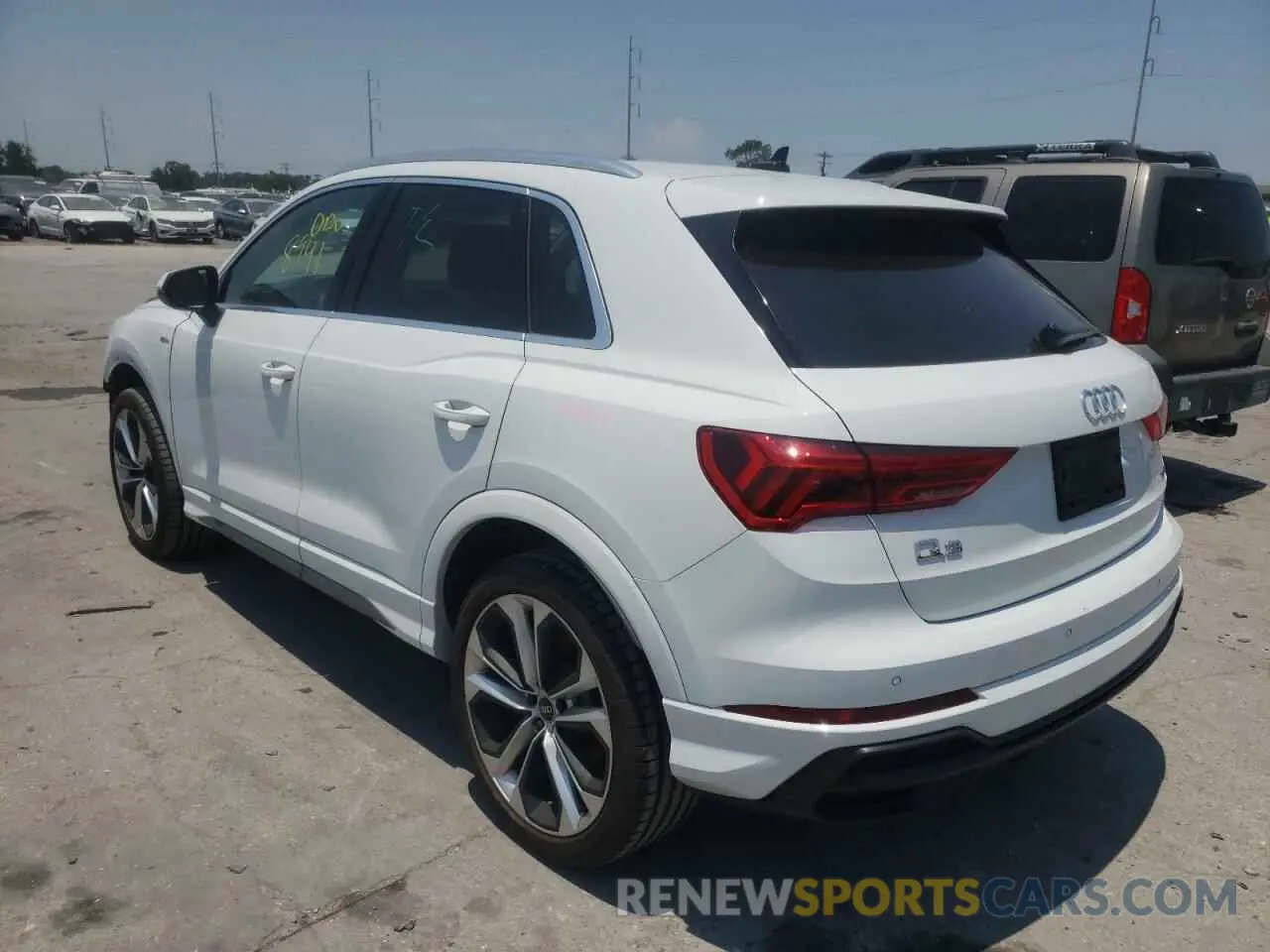 3 fotografías del automóvil dañado WA1EECF38M1081642 AUDI Q3 2021