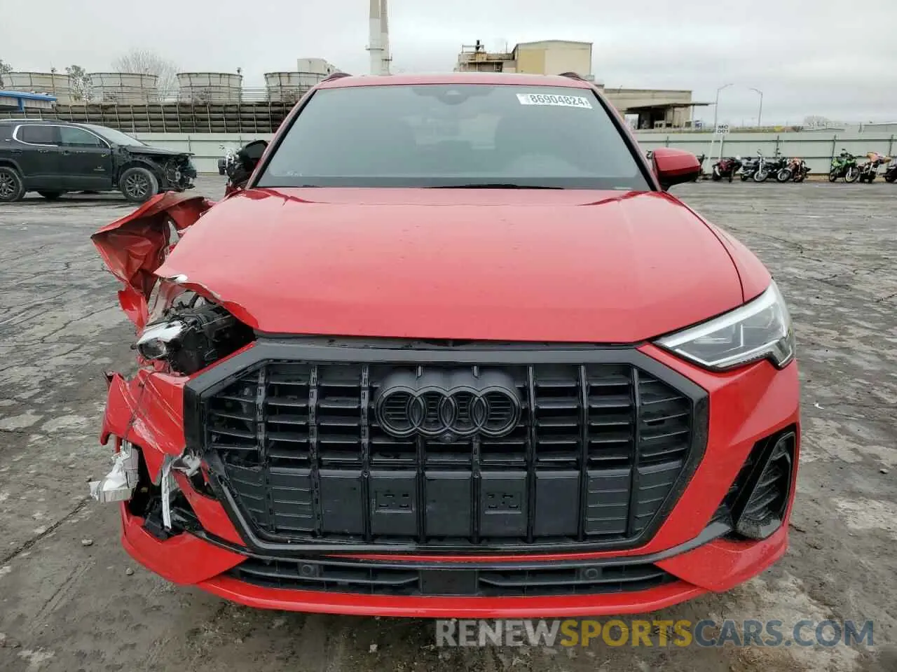 5 fotografías del automóvil dañado WA1EECF39M1017917 AUDI Q3 2021