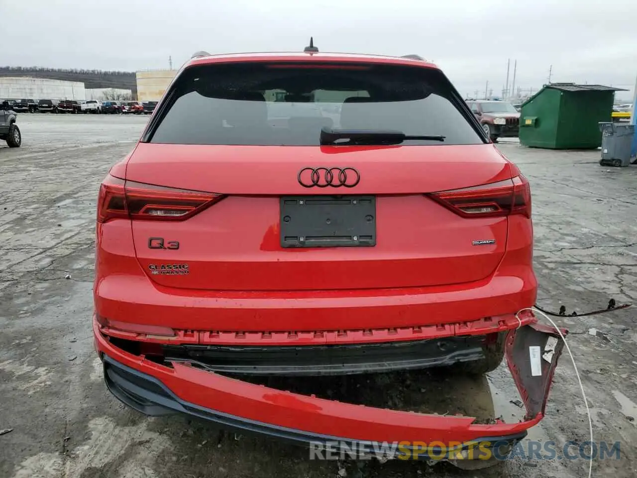 6 fotografías del automóvil dañado WA1EECF39M1017917 AUDI Q3 2021