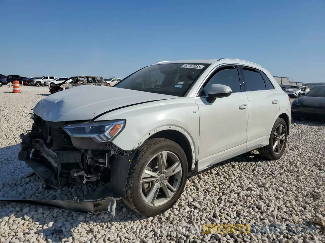 1 fotografías del automóvil dañado WA1EECF39M1048200 AUDI Q3 2021