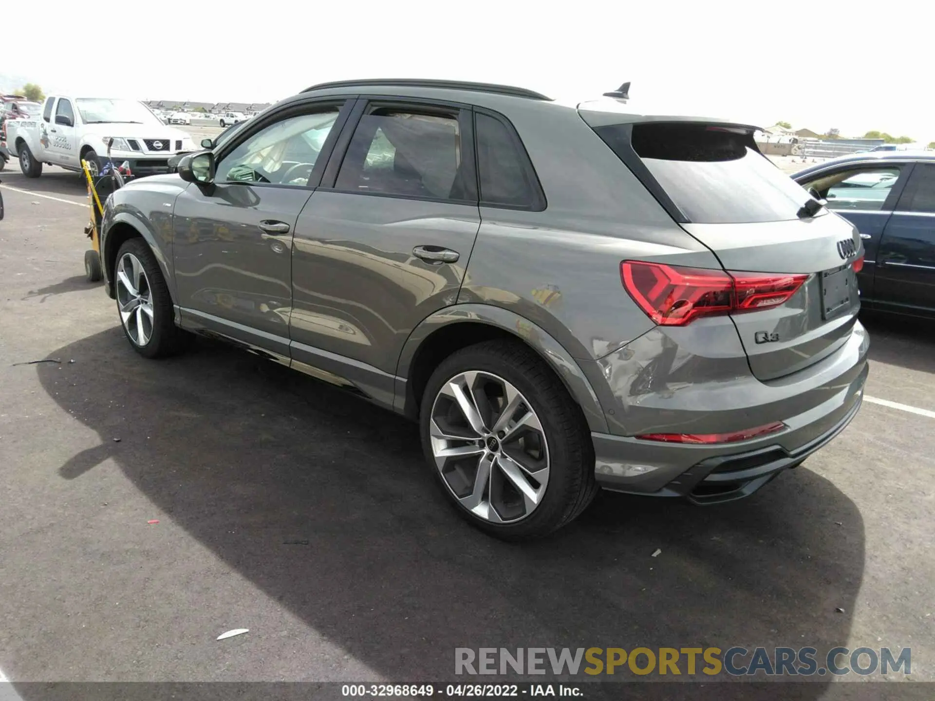 3 fotografías del automóvil dañado WA1EECF39M1053025 AUDI Q3 2021