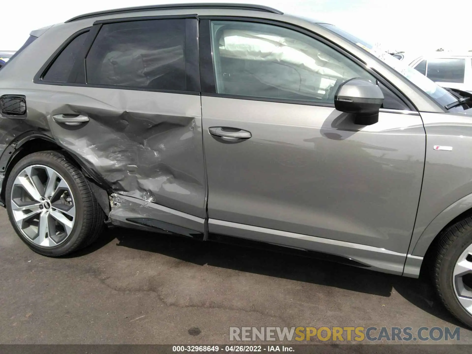 6 fotografías del automóvil dañado WA1EECF39M1053025 AUDI Q3 2021