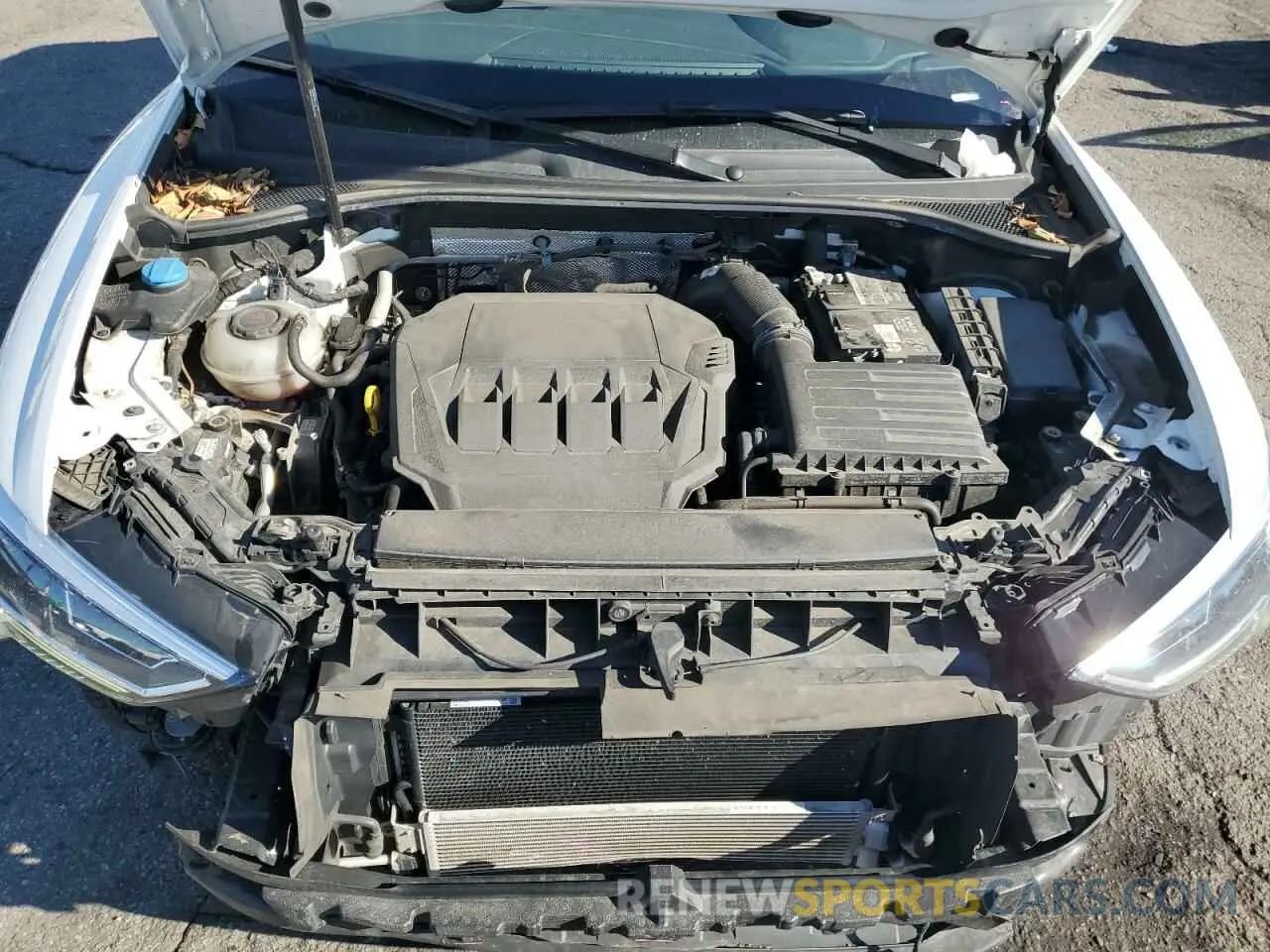 11 fotografías del automóvil dañado WA1EECF3XM1060064 AUDI Q3 2021