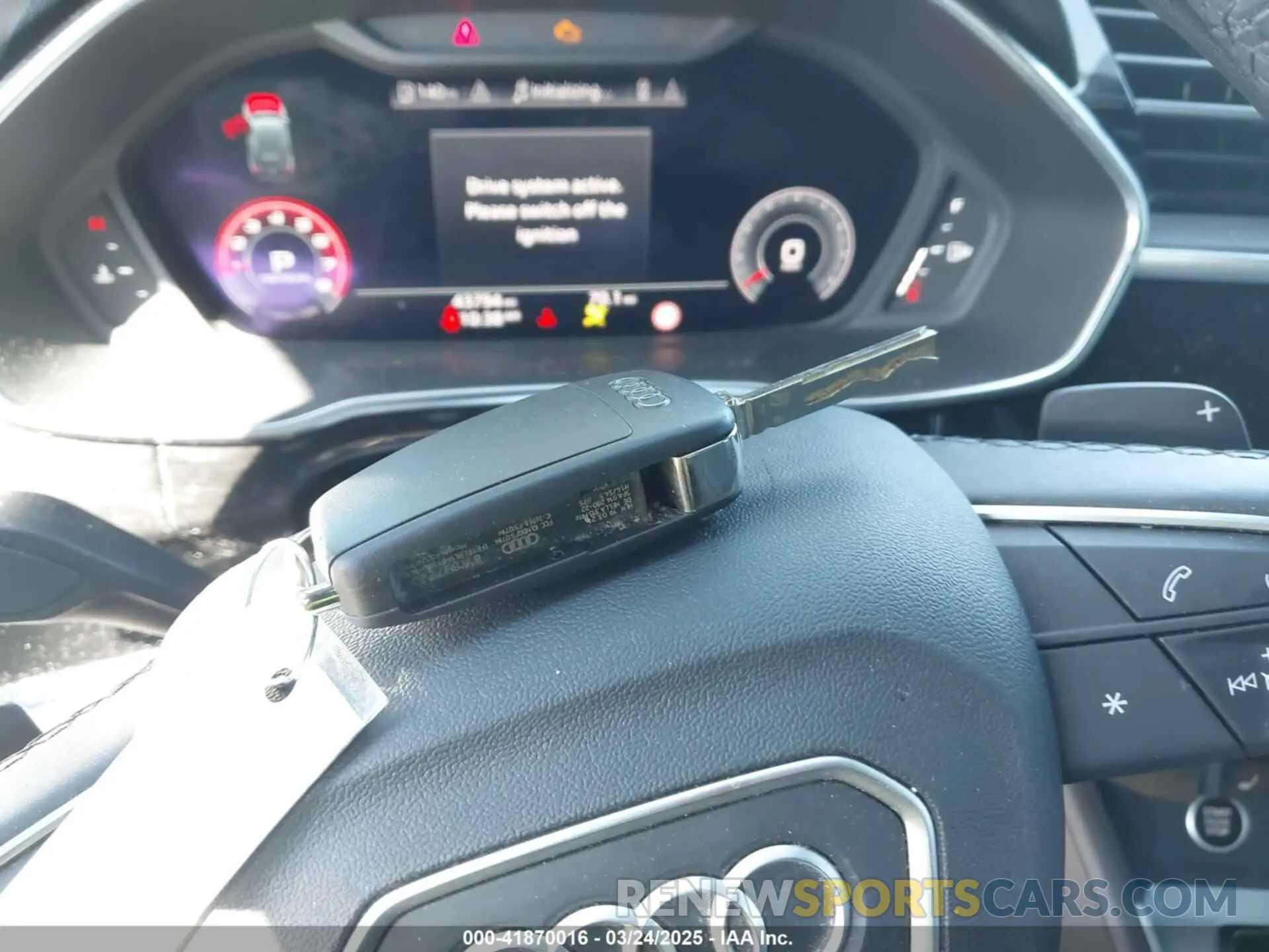 11 fotografías del automóvil dañado WA1EECF3XM1133790 AUDI Q3 2021