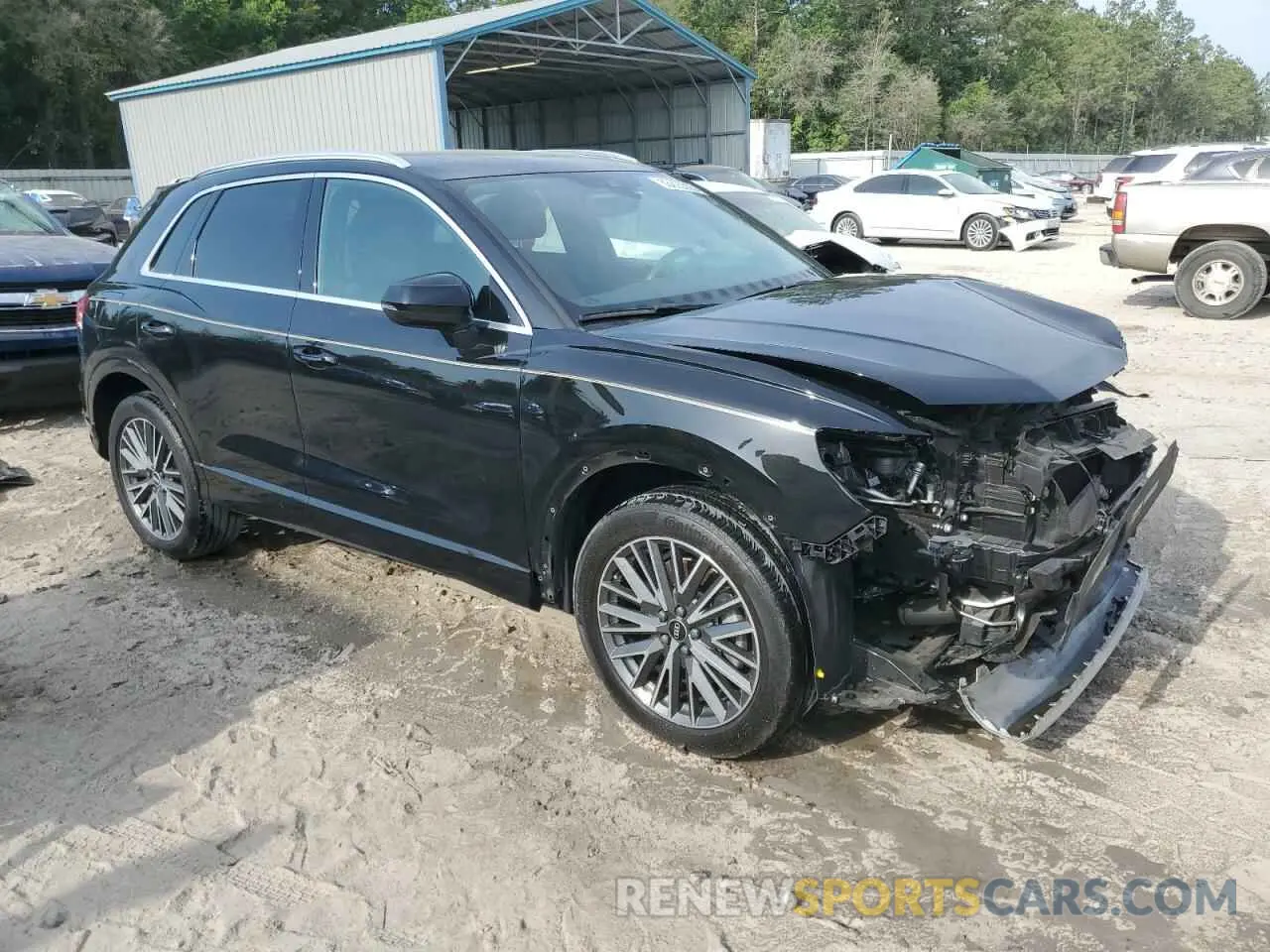4 fotografías del automóvil dañado WA1AUCF35N1004455 AUDI Q3 2022