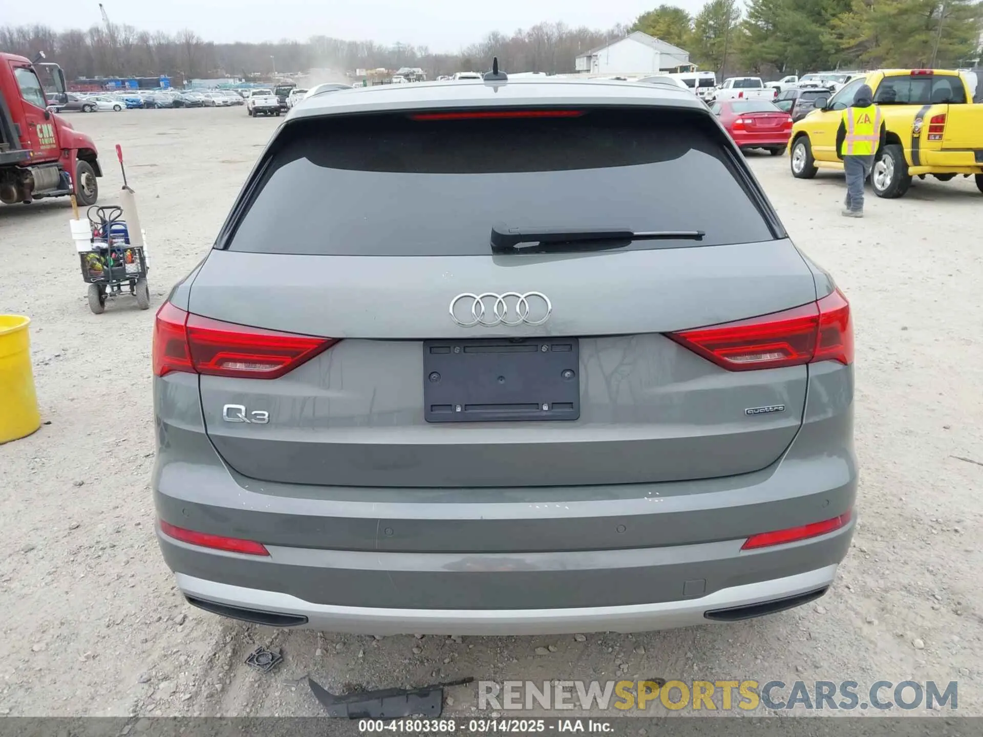 16 fotografías del automóvil dañado WA1AUCF37N1096376 AUDI Q3 2022