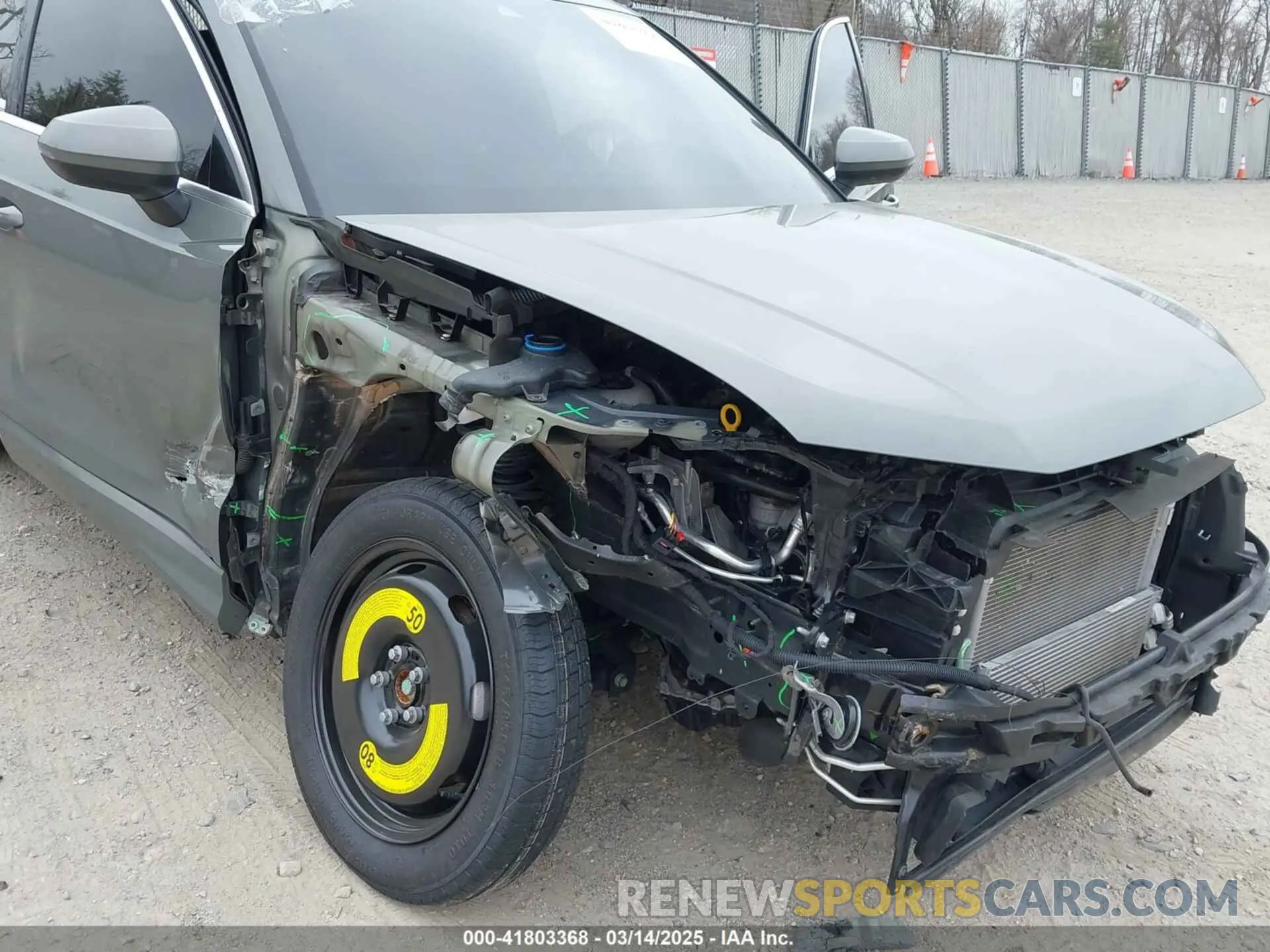 6 fotografías del automóvil dañado WA1AUCF37N1096376 AUDI Q3 2022