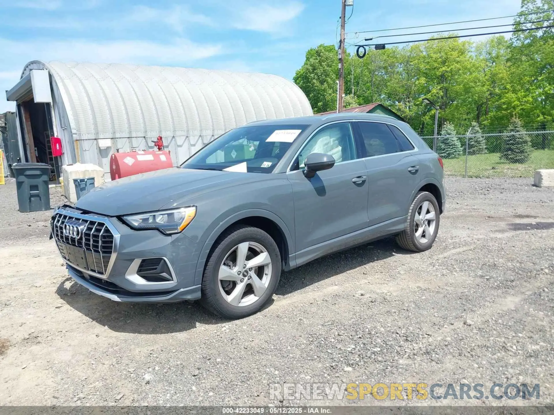 2 fotografías del automóvil dañado WA1AUCF38N1031553 AUDI Q3 2022