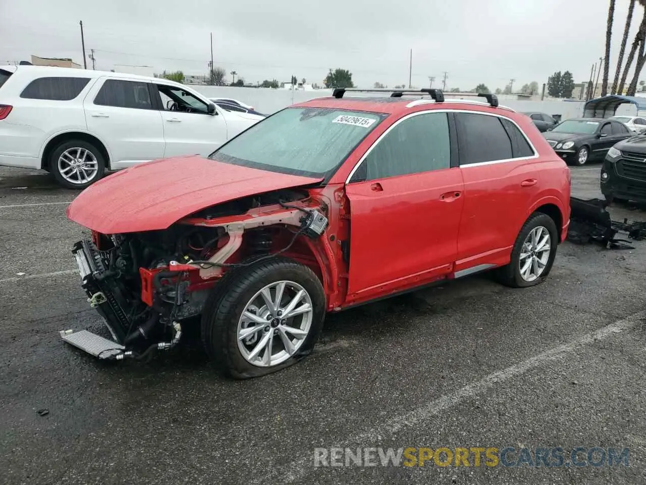 1 fotografías del automóvil dañado WA1DECF30N1121967 AUDI Q3 2022
