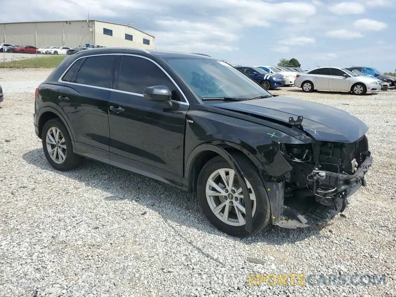 4 fotografías del automóvil dañado WA1DECF31N1018850 AUDI Q3 2022