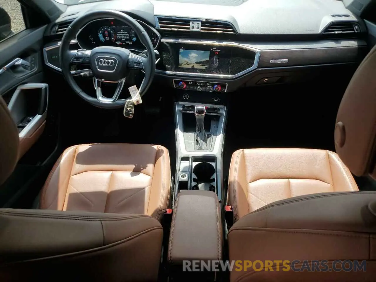 8 fotografías del automóvil dañado WA1DECF31N1018850 AUDI Q3 2022