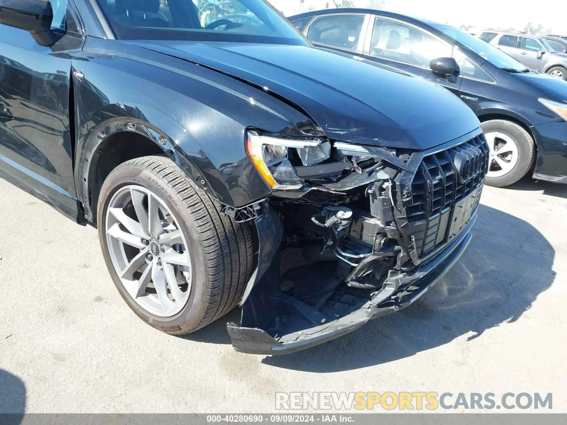 18 fotografías del automóvil dañado WA1DECF32N1124689 AUDI Q3 2022