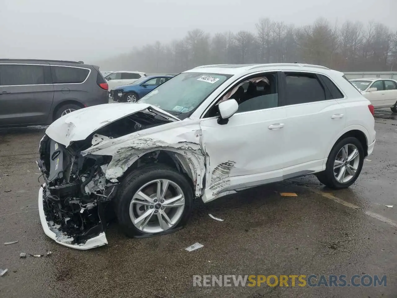 1 fotografías del automóvil dañado WA1DECF32N1142304 AUDI Q3 2022