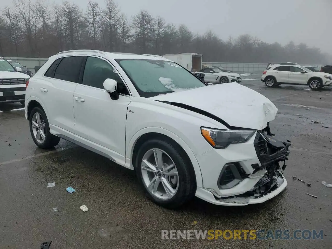 4 fotografías del automóvil dañado WA1DECF32N1142304 AUDI Q3 2022