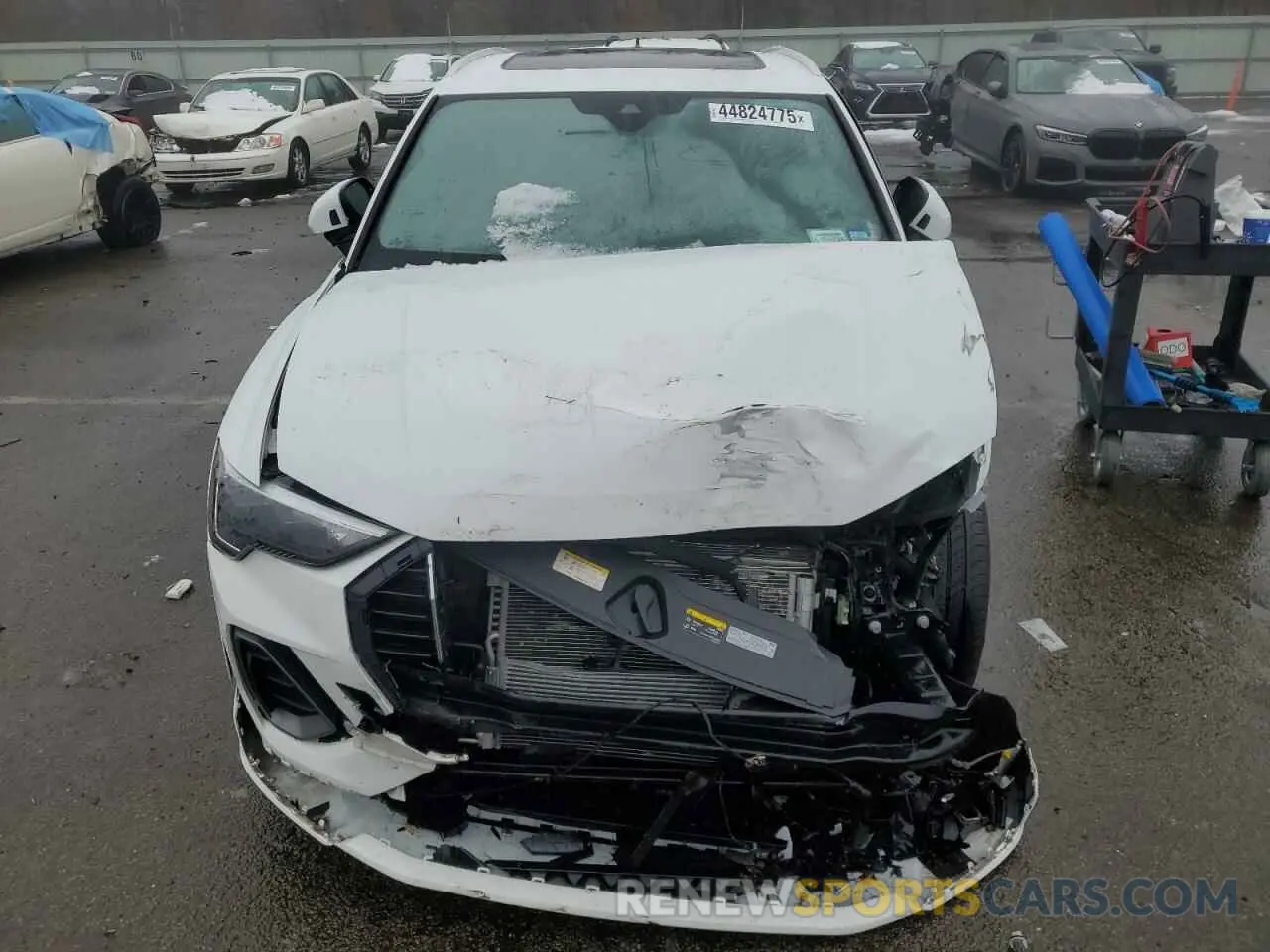 5 fotografías del automóvil dañado WA1DECF32N1142304 AUDI Q3 2022