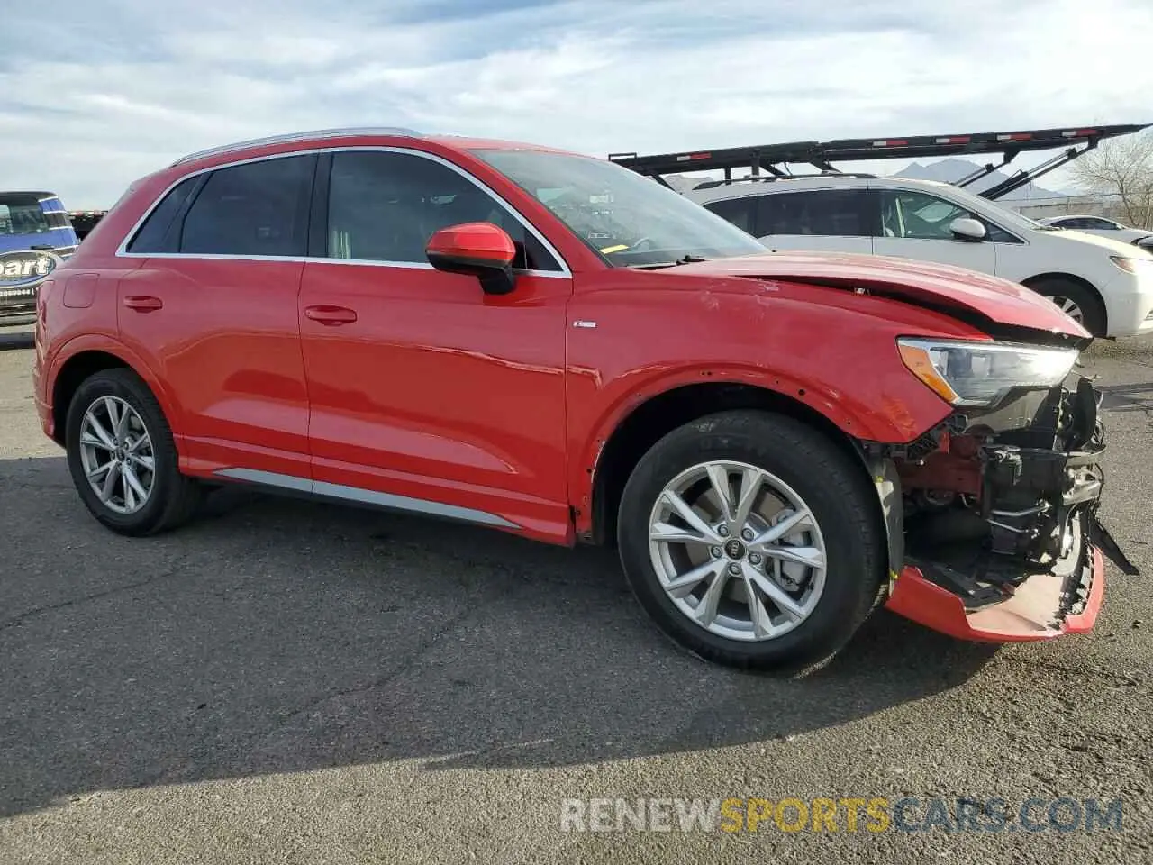 4 fotografías del automóvil dañado WA1DECF33N1150413 AUDI Q3 2022