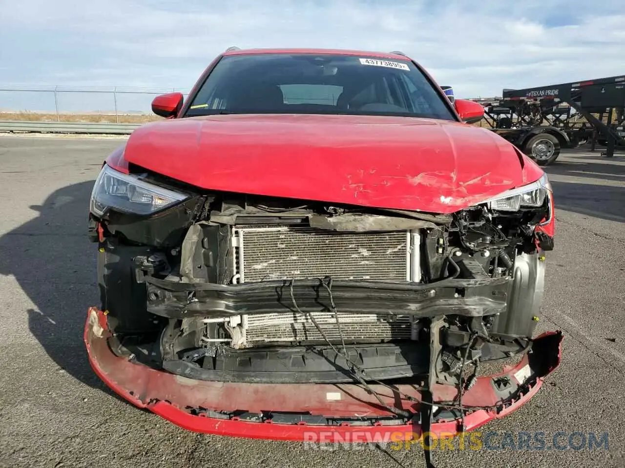 5 fotografías del automóvil dañado WA1DECF33N1150413 AUDI Q3 2022