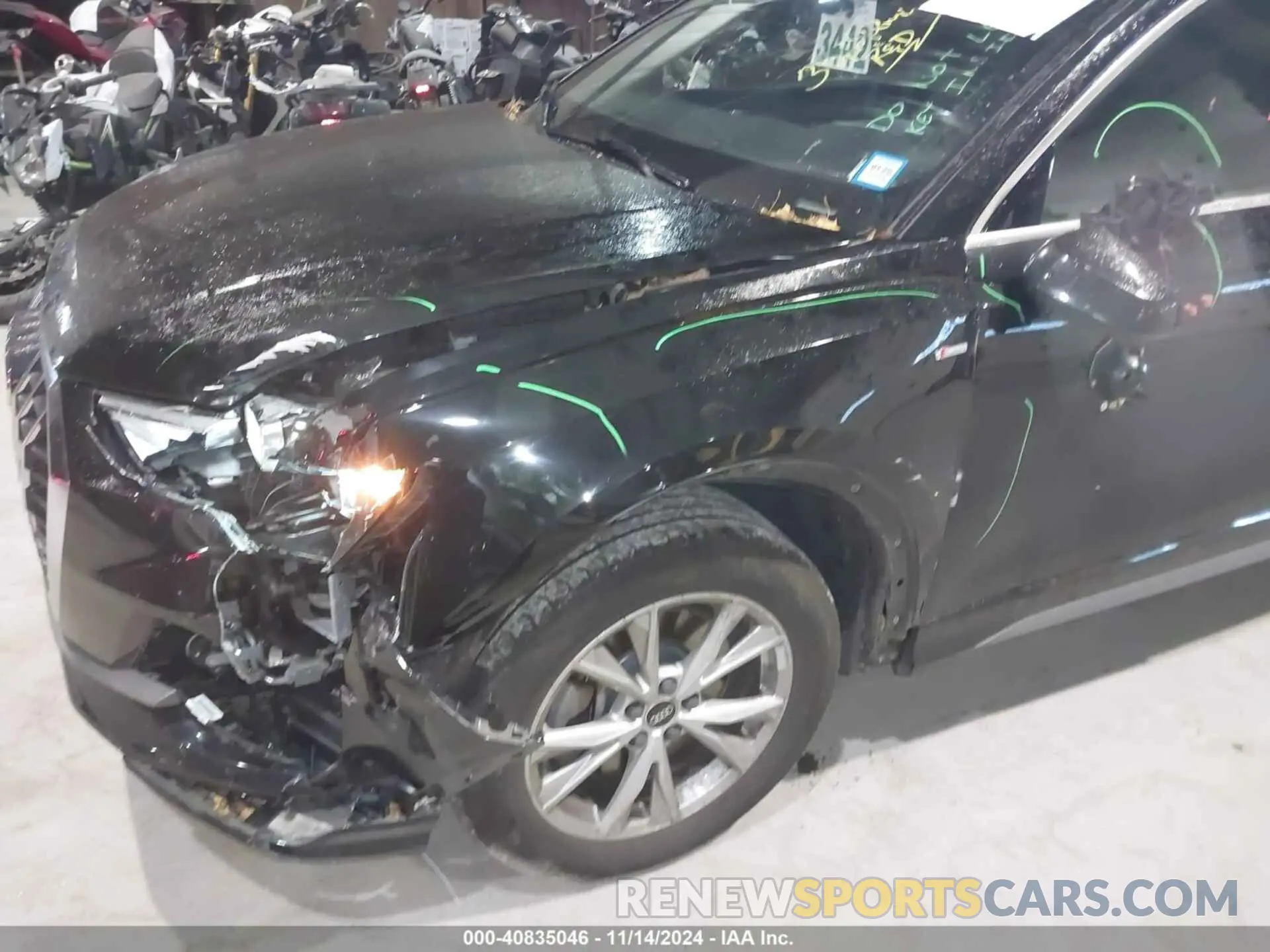 17 fotografías del automóvil dañado WA1DECF34N1052037 AUDI Q3 2022