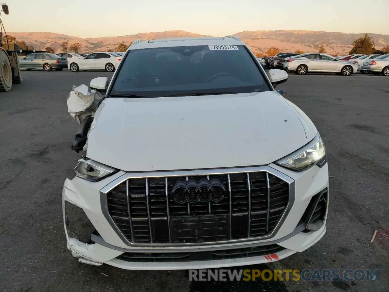 5 fotografías del automóvil dañado WA1DECF35N1029933 AUDI Q3 2022