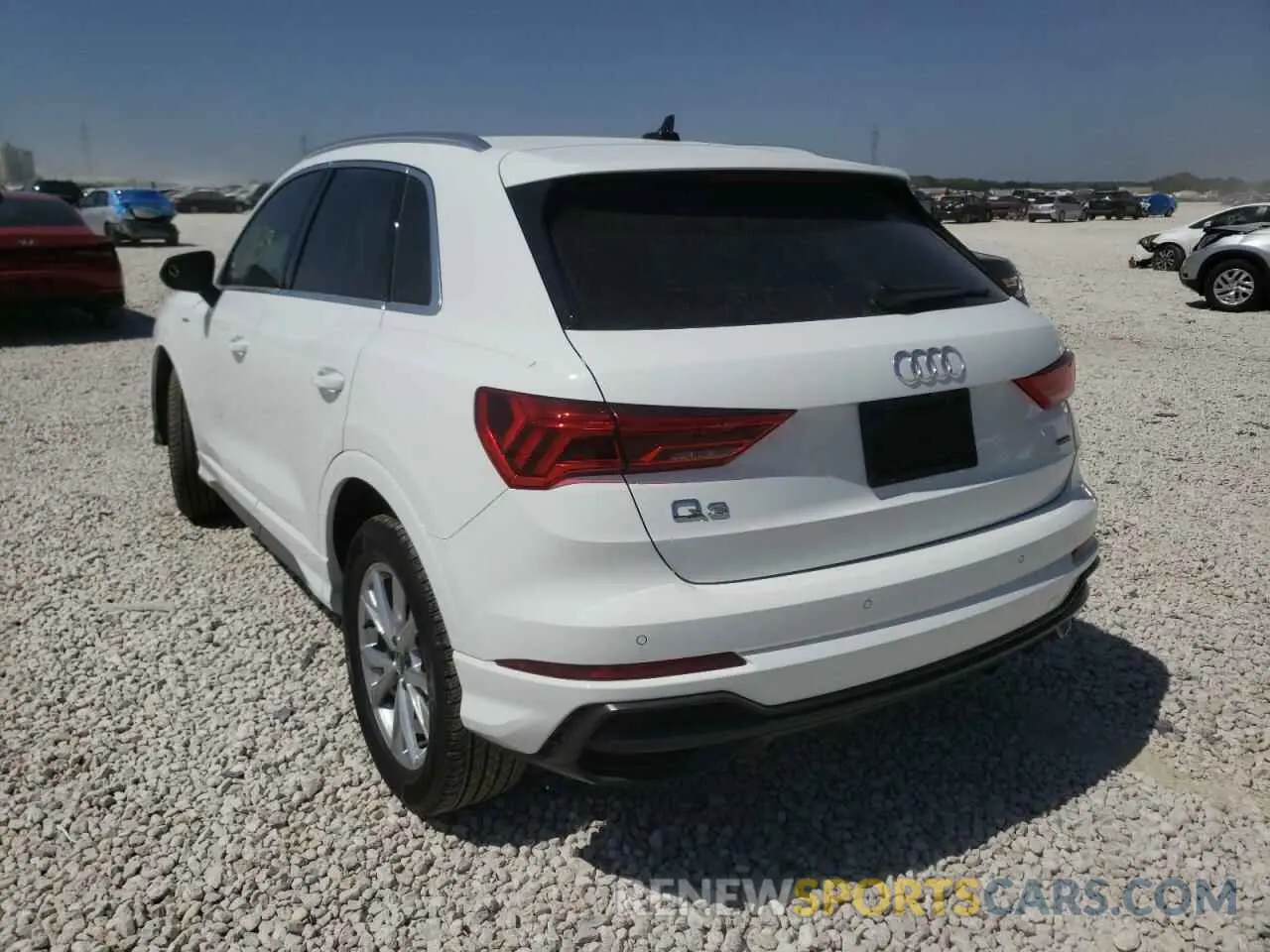 3 fotografías del automóvil dañado WA1DECF36N1053626 AUDI Q3 2022