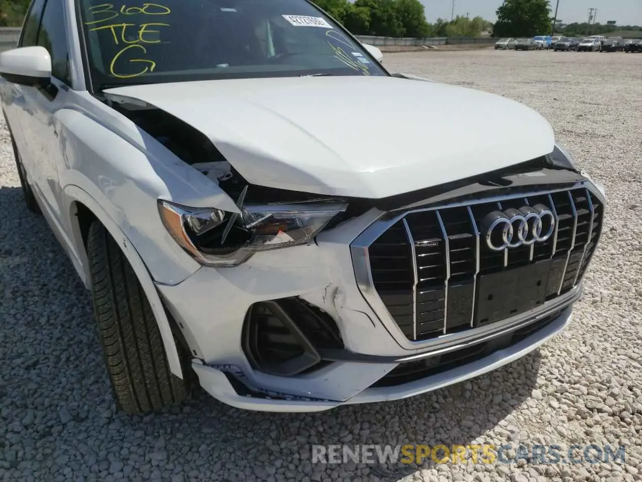 9 fotografías del automóvil dañado WA1DECF36N1053626 AUDI Q3 2022
