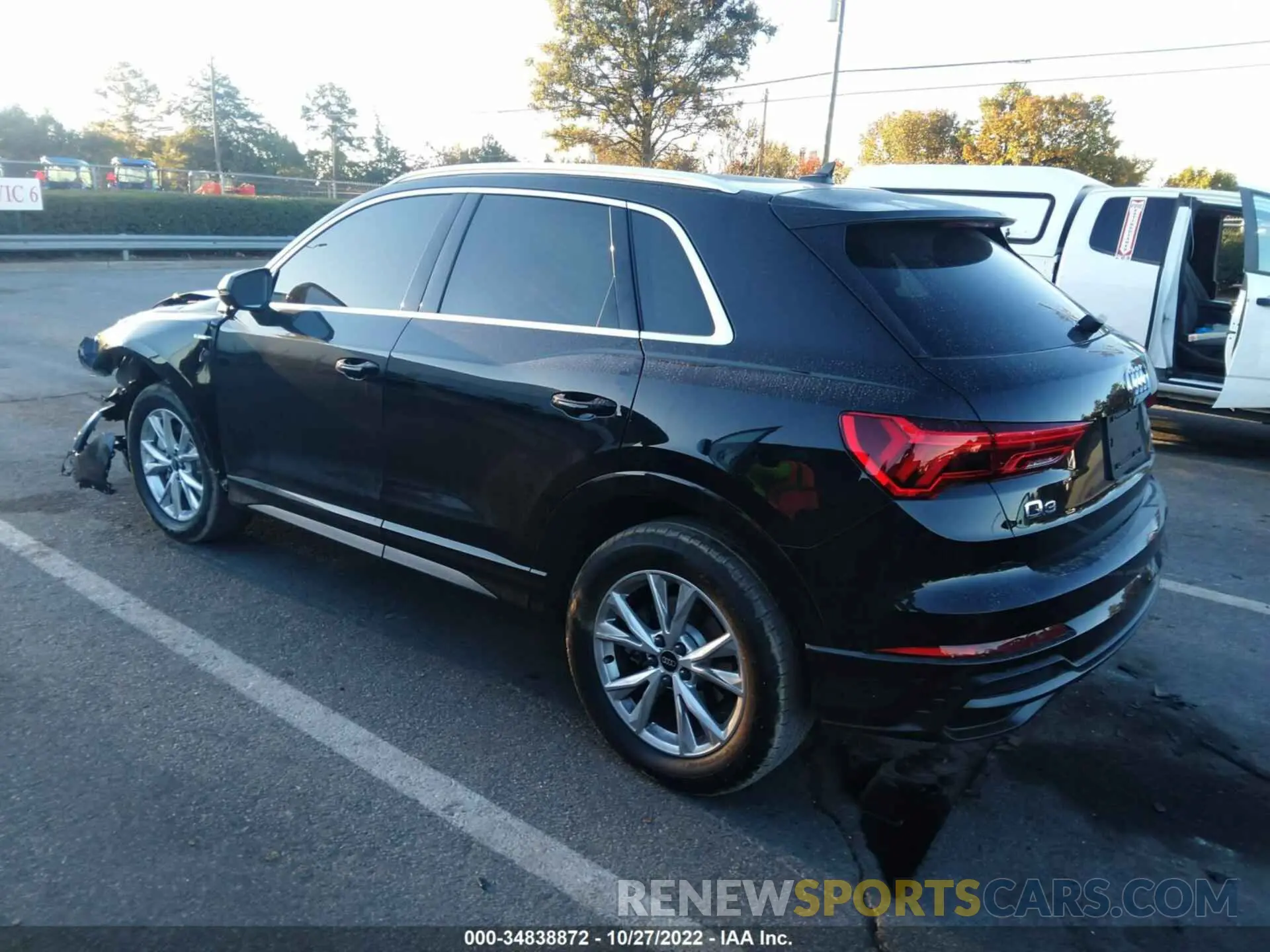 3 fotografías del automóvil dañado WA1DECF36N1123903 AUDI Q3 2022