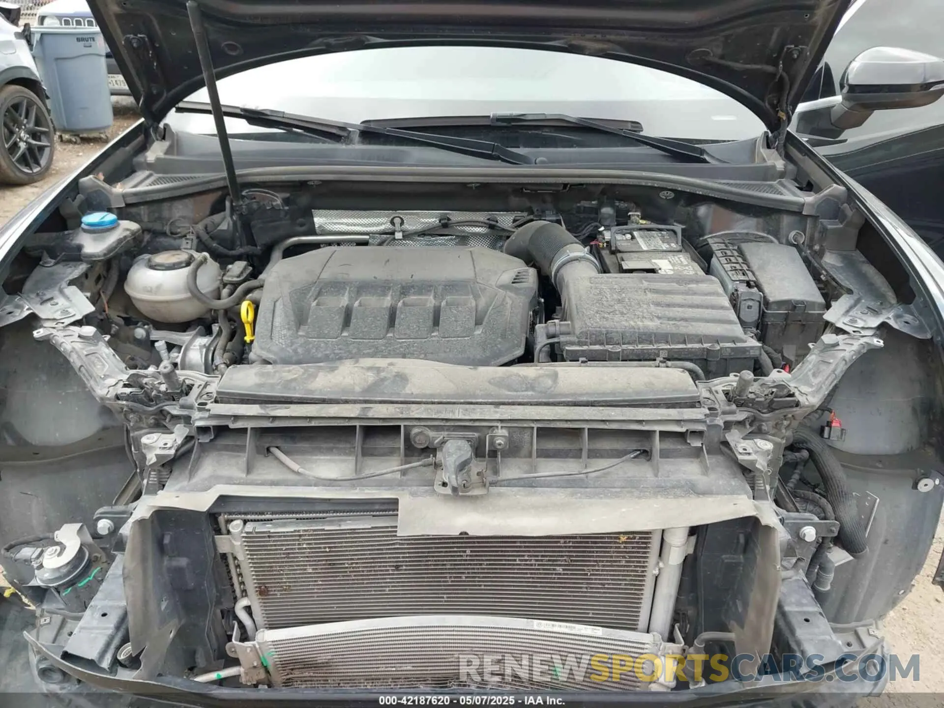 10 fotografías del automóvil dañado WA1DECF37N1125014 AUDI Q3 2022