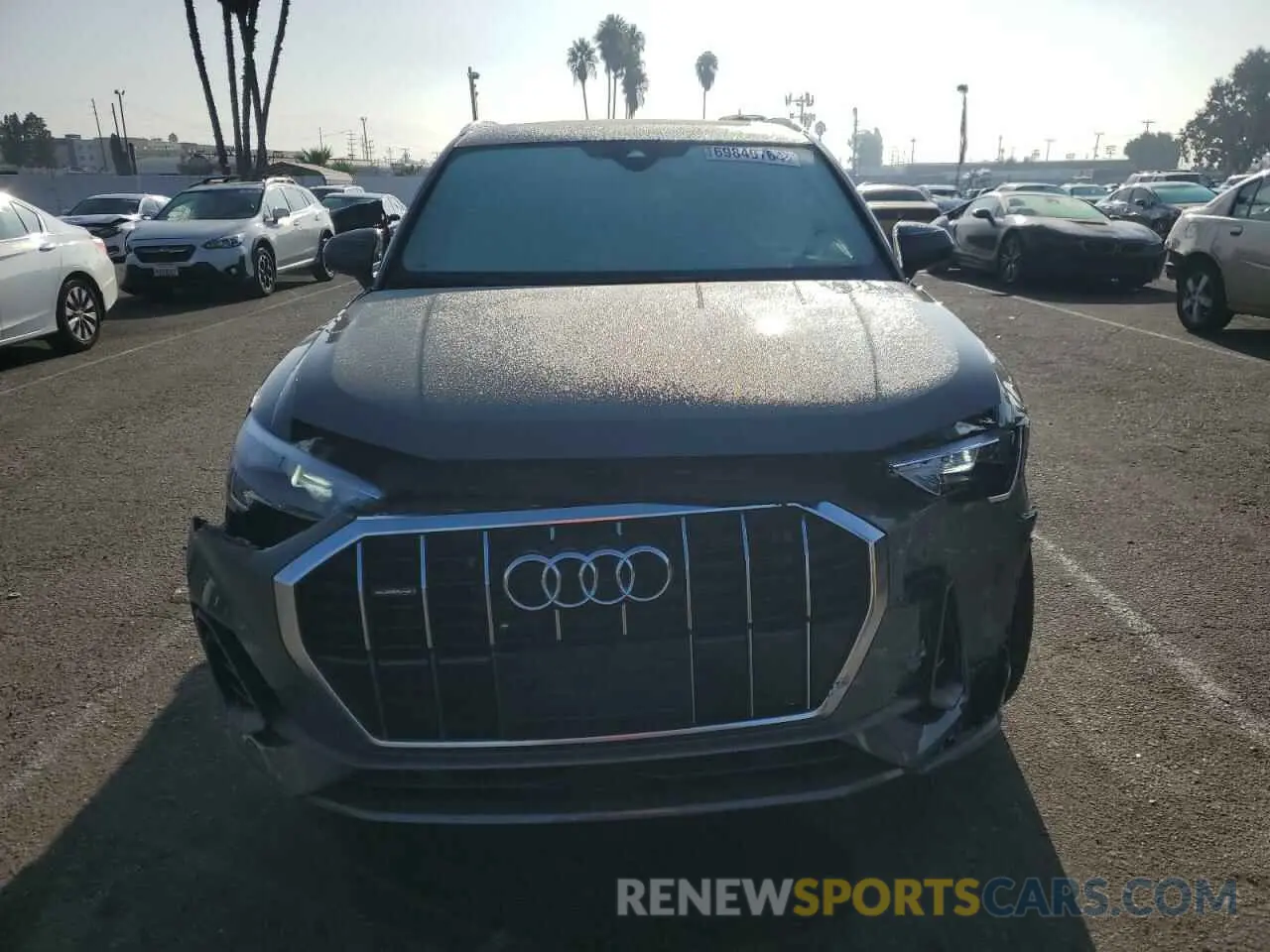 5 fotografías del automóvil dañado WA1DECF39N1072686 AUDI Q3 2022