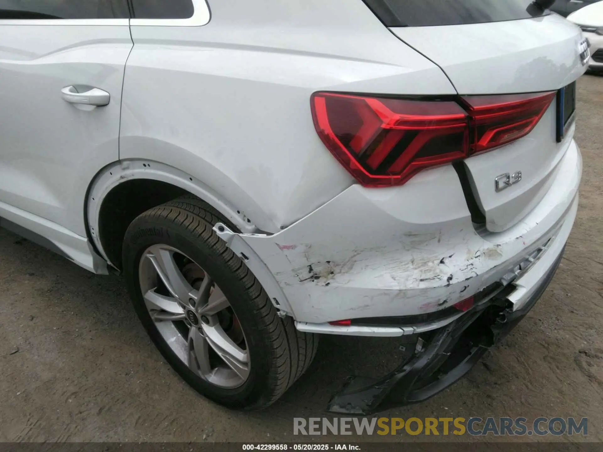 6 fotografías del automóvil dañado WA1EECF31N1045258 AUDI Q3 2022