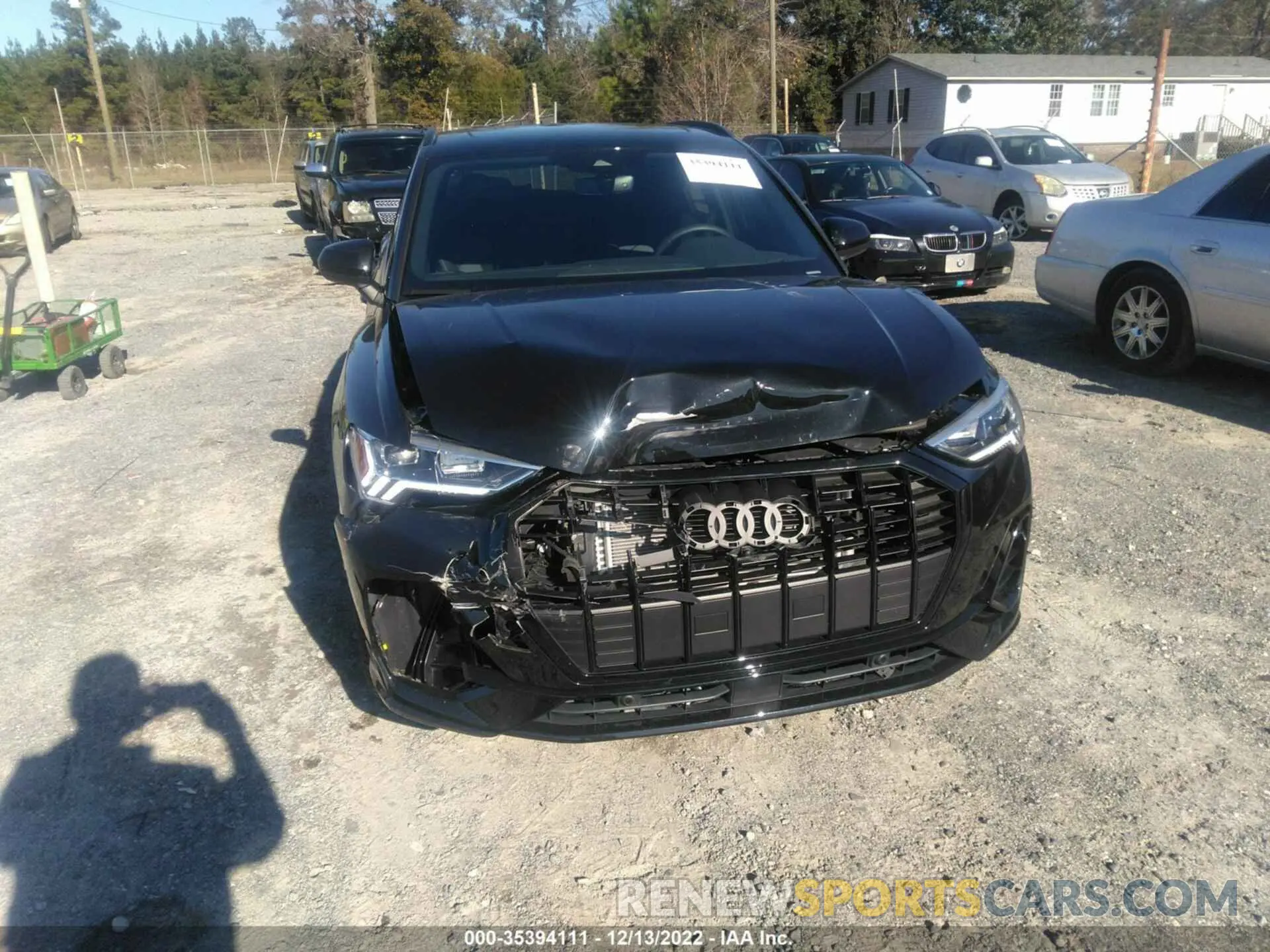 6 fotografías del automóvil dañado WA1EECF31N1137275 AUDI Q3 2022