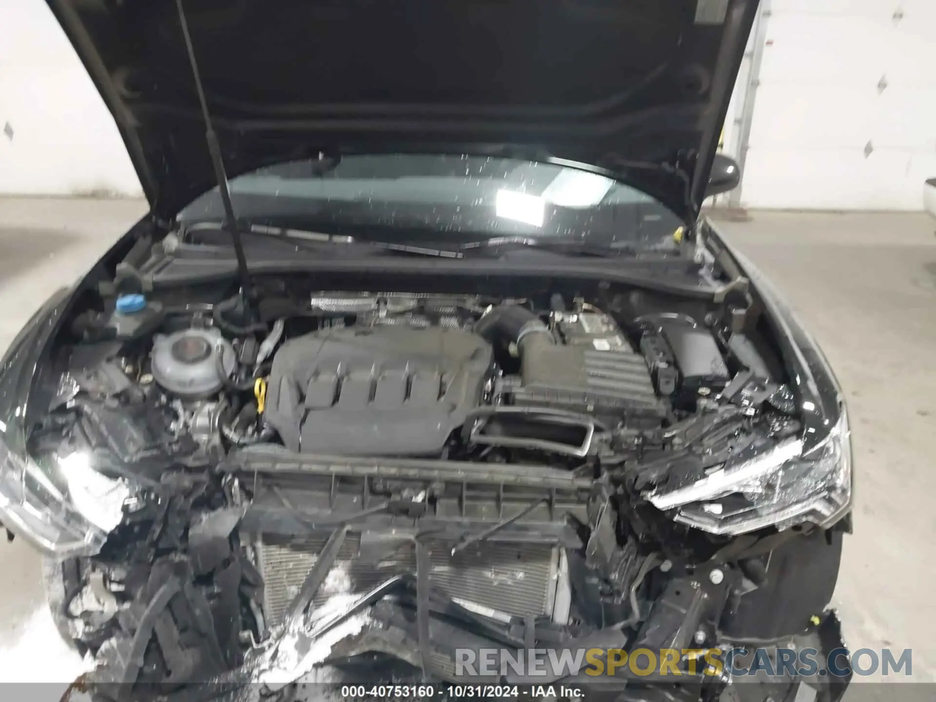 10 fotografías del automóvil dañado WA1EECF32N1148740 AUDI Q3 2022