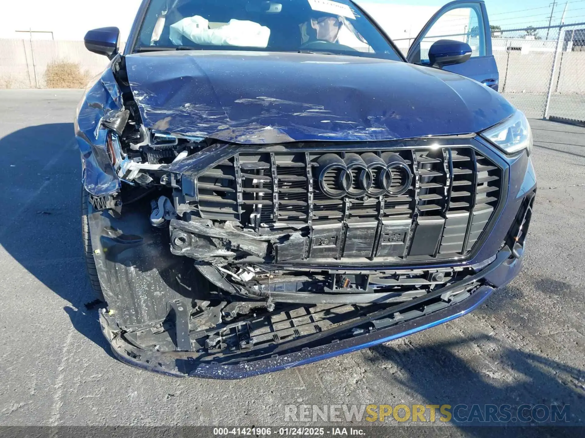 6 fotografías del automóvil dañado WA1EECF34N1043973 AUDI Q3 2022