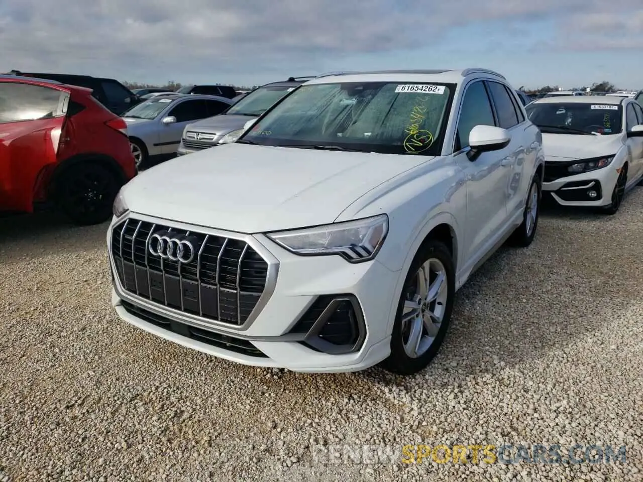 2 fotografías del automóvil dañado WA1EECF34N1081350 AUDI Q3 2022