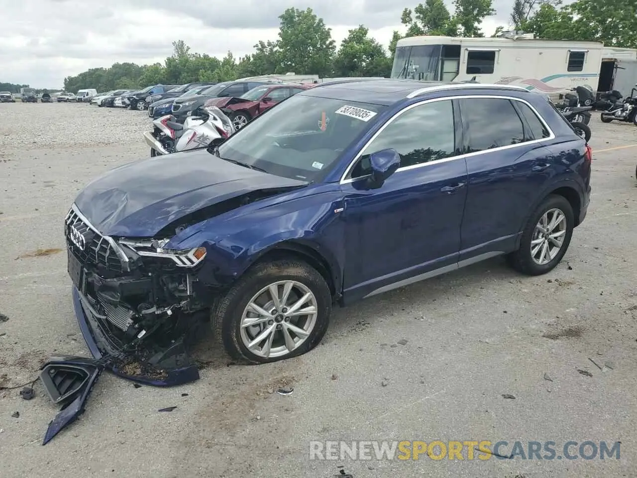 1 fotografías del automóvil dañado WA1EECF34N1147556 AUDI Q3 2022
