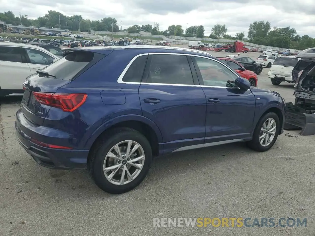 3 fotografías del automóvil dañado WA1EECF34N1147556 AUDI Q3 2022