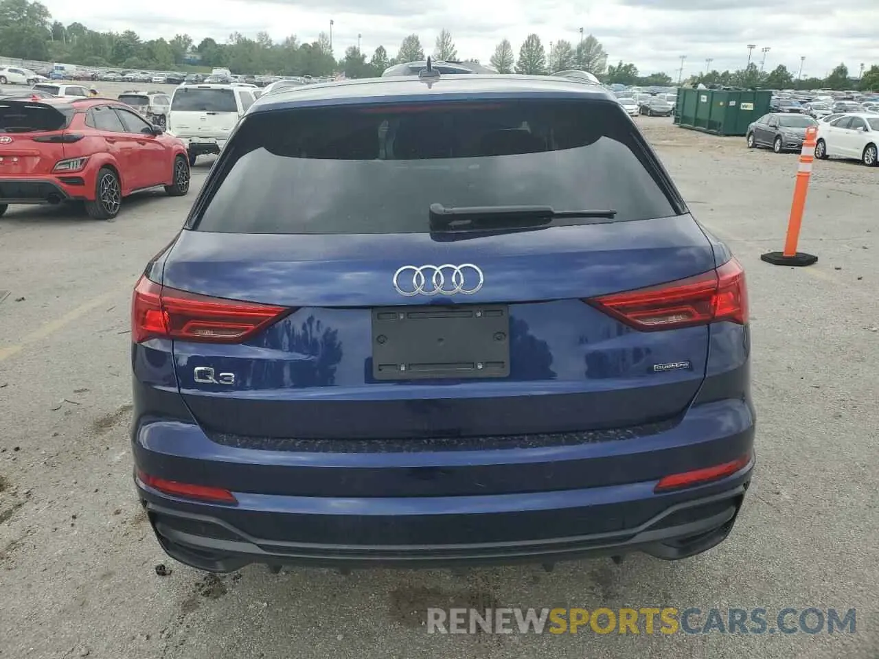 6 fotografías del automóvil dañado WA1EECF34N1147556 AUDI Q3 2022