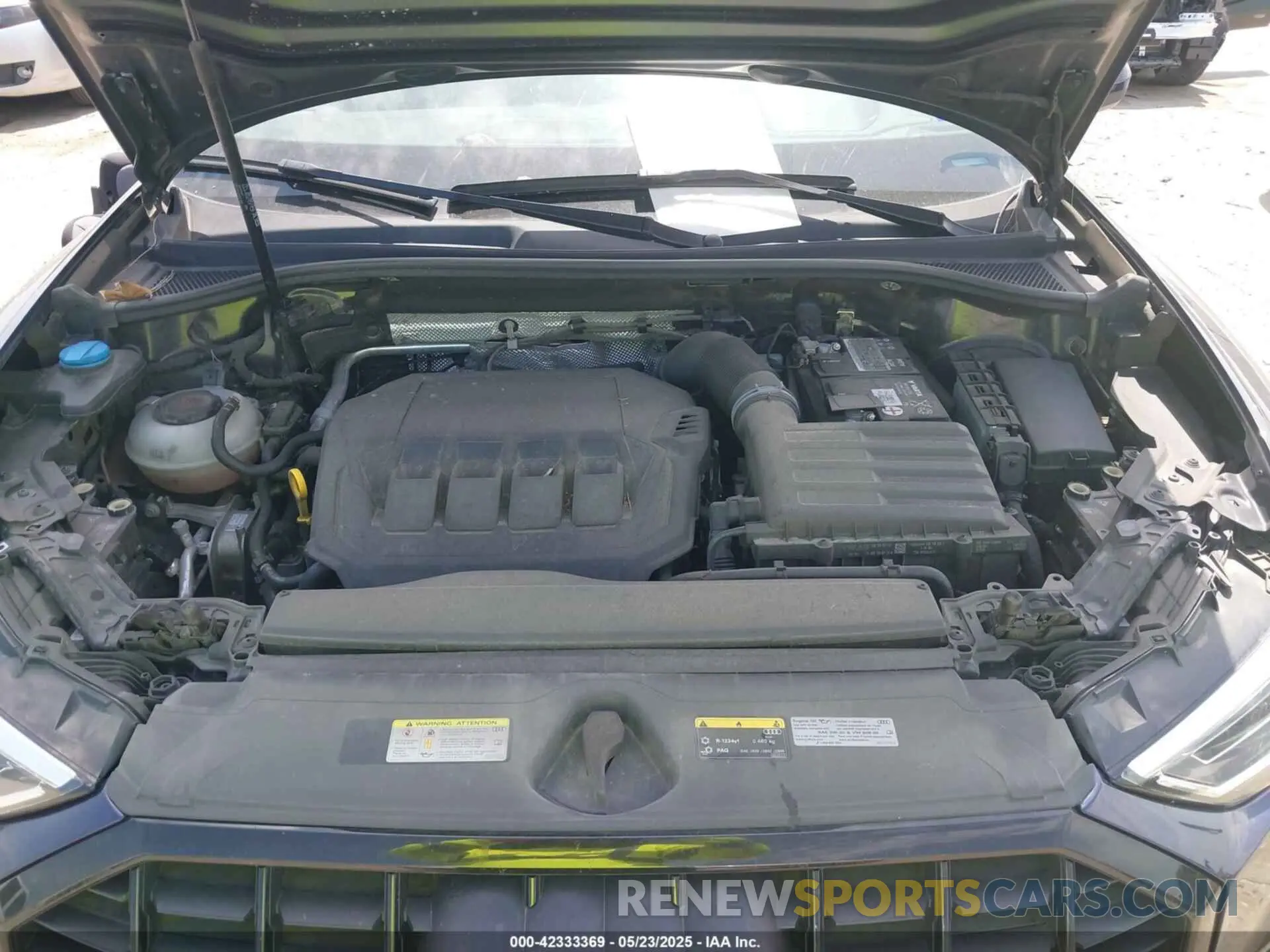 10 fotografías del automóvil dañado WA1EECF35N1057137 AUDI Q3 2022