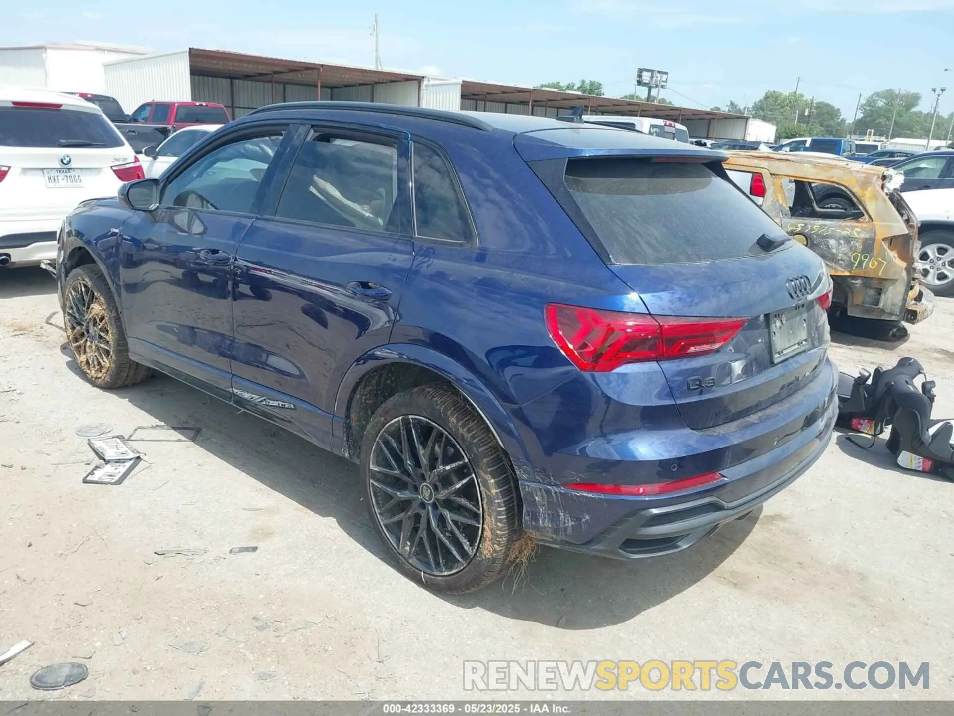 3 fotografías del automóvil dañado WA1EECF35N1057137 AUDI Q3 2022