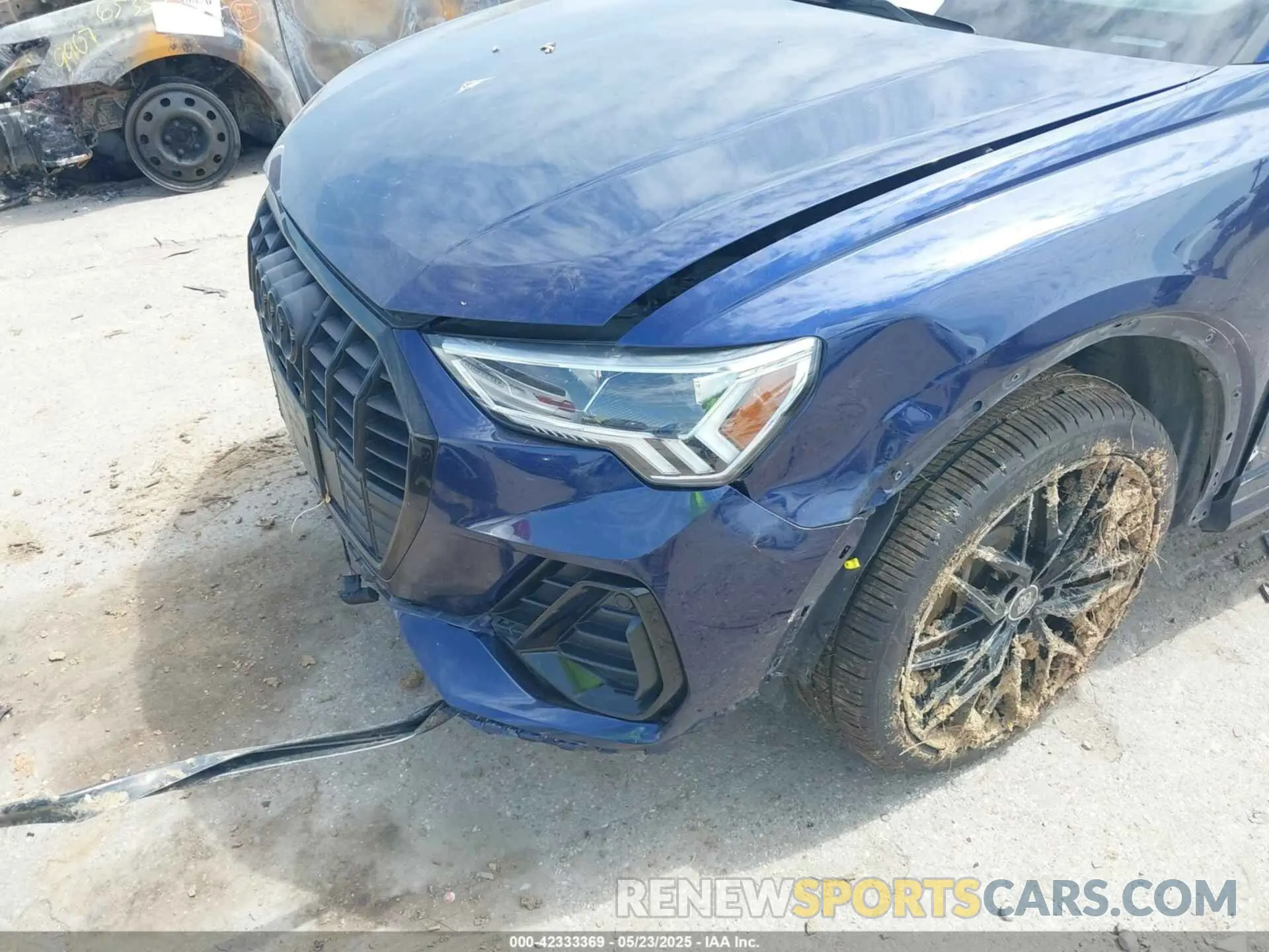 6 fotografías del automóvil dañado WA1EECF35N1057137 AUDI Q3 2022