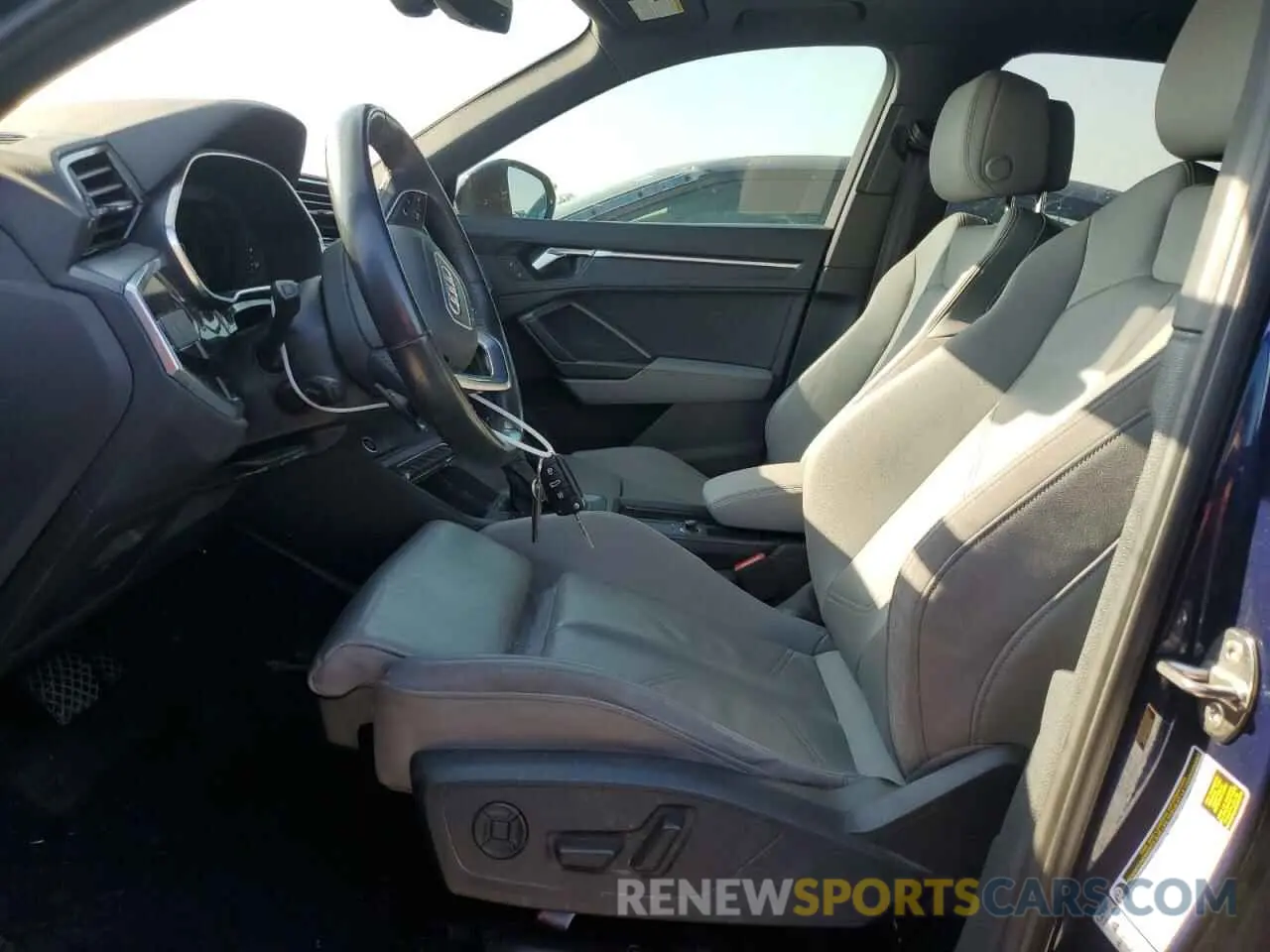7 fotografías del automóvil dañado WA1EECF36N1062783 AUDI Q3 2022