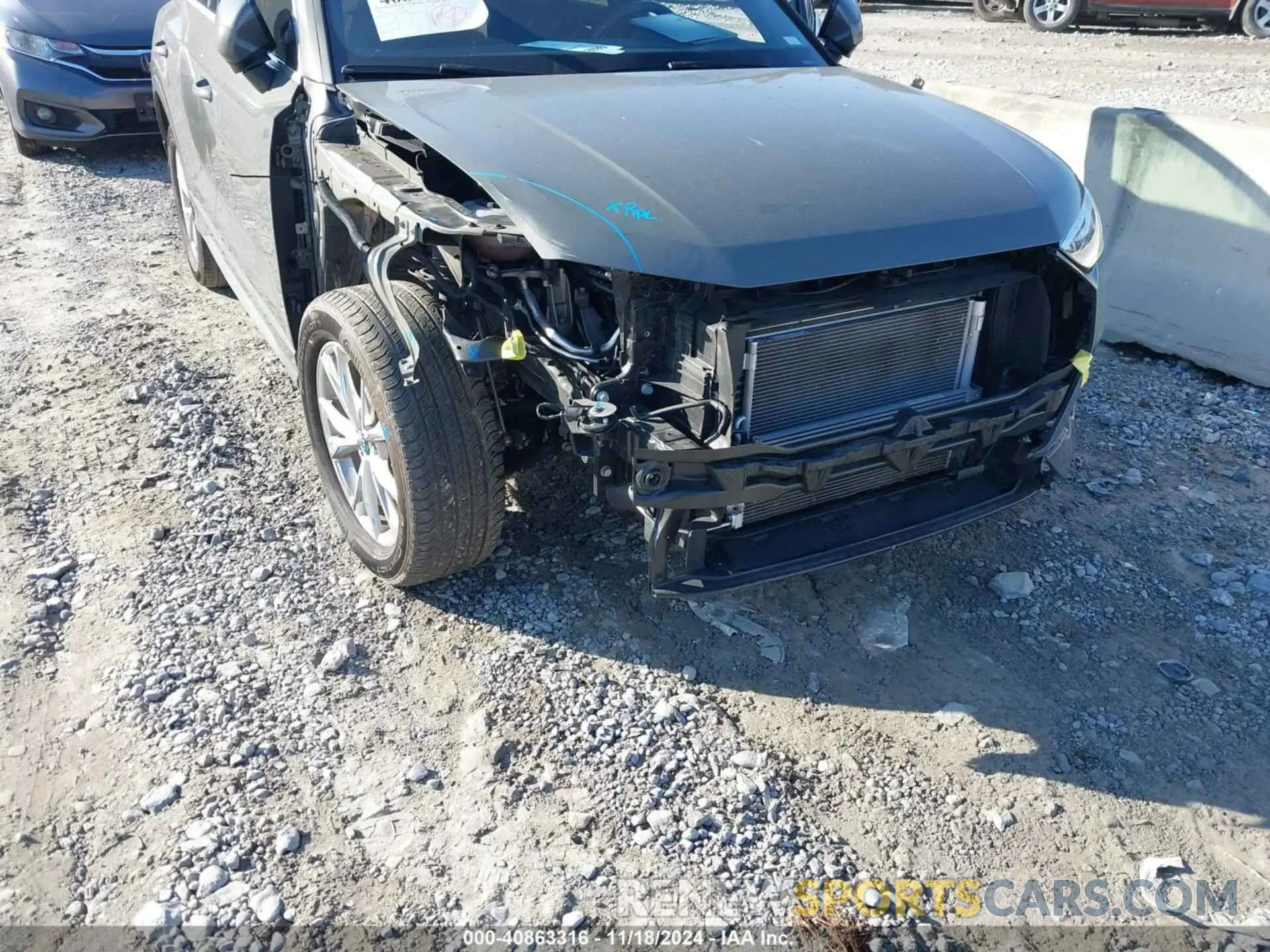 6 fotografías del automóvil dañado WA1EECF36N1114834 AUDI Q3 2022