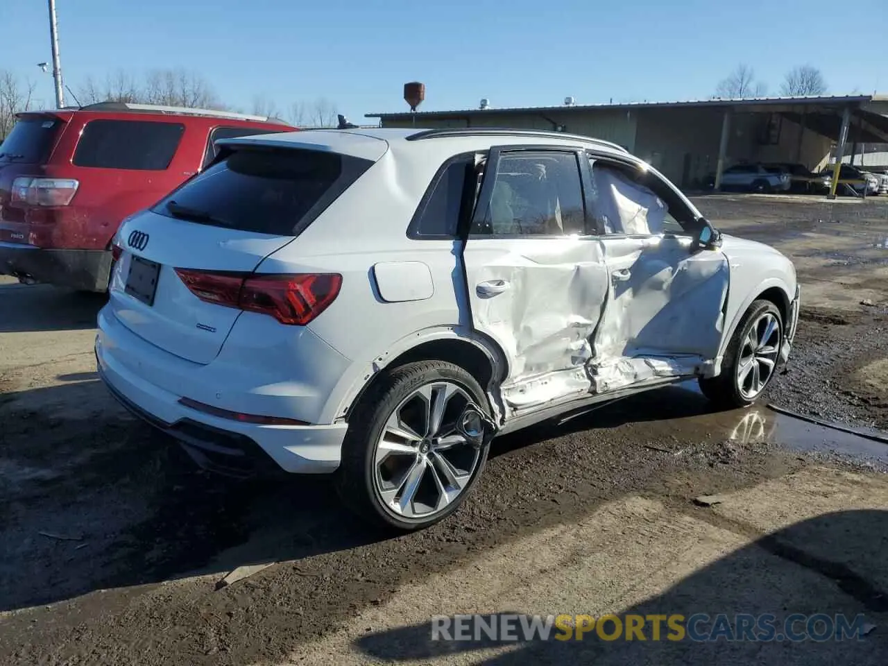 3 fotografías del automóvil dañado WA1EECF38N1075972 AUDI Q3 2022