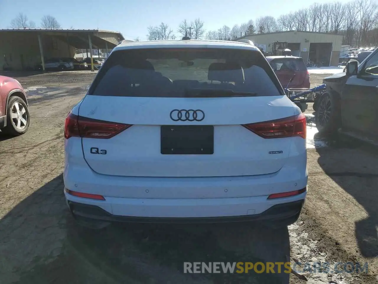 6 fotografías del automóvil dañado WA1EECF38N1075972 AUDI Q3 2022